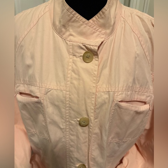 J Jill Pink Utility Jacket with Drawstring Waist - Picture 3 of 8
